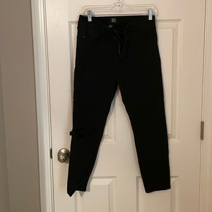 Black high waisted skinny jeans